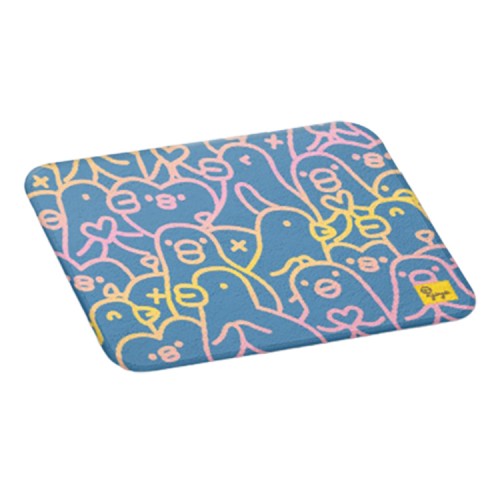 伸縮自如的雞與鴨｜塗鴉風 地毯