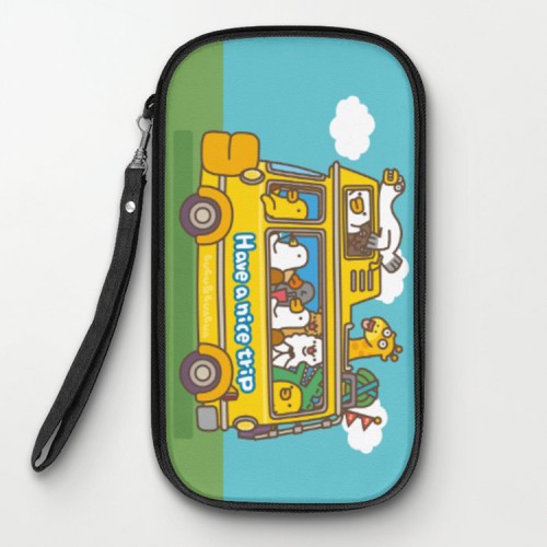 伸縮自如的雞與鴨｜露營車  多功能護照套