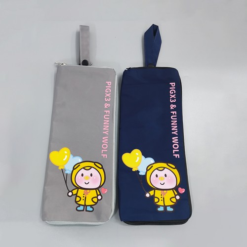 Pigx3金豬三兄弟與搞笑狼｜加厚雨傘收納袋