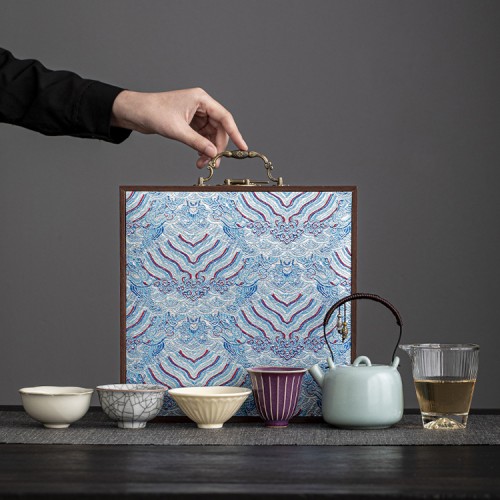 中秋禮盒--宋風五大名窯茶具禮盒