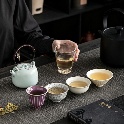 中秋禮盒--宋風五大名窯茶具禮盒