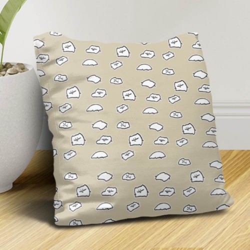 小河少年 Kawa｜軟爛小河 細毛絨米色抱枕