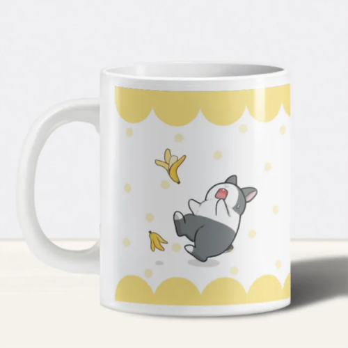 地瓜兔一家｜有光陶瓷杯 12oz