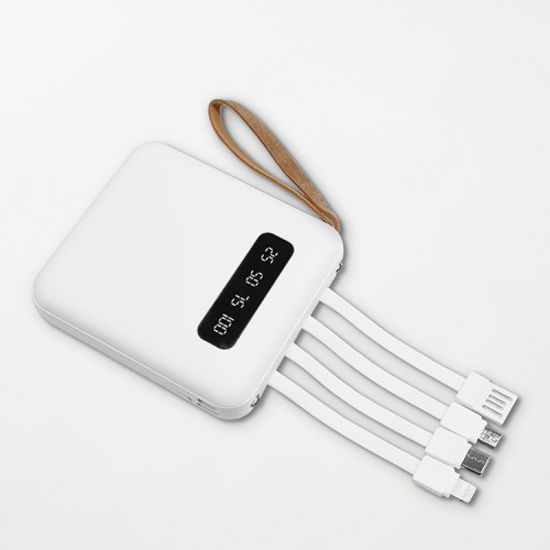 歐北去哪ㄜˊ｜4合1數顯行動電源 10000mAh