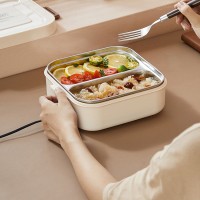 免注水雙格電熱輕食便當盒