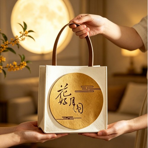花好月圓-中秋送禮毛氈袋