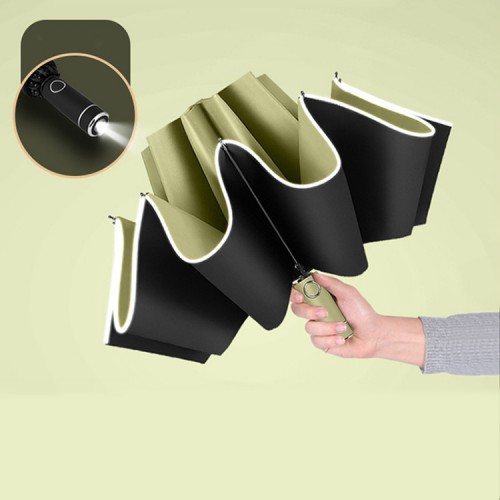 全自動反向傘 10骨-帶LED燈