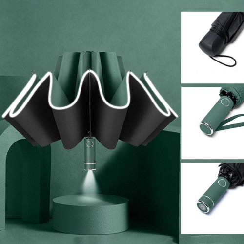 全自動反向傘 10骨-帶LED燈